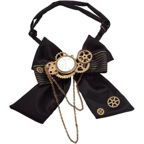 N?ud Papillon Steampunk Engrenages Accessoires Cosplay