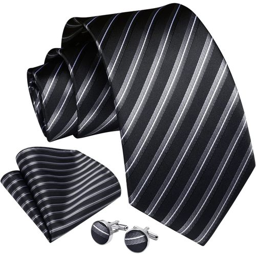 Cravate Homme Mariage Cravates Couleur Unie Ensemble Cravate Et Pochette Et Boutons De Manchette Set Motif Cachemire Floral Travail Cadeau Fete Cravates