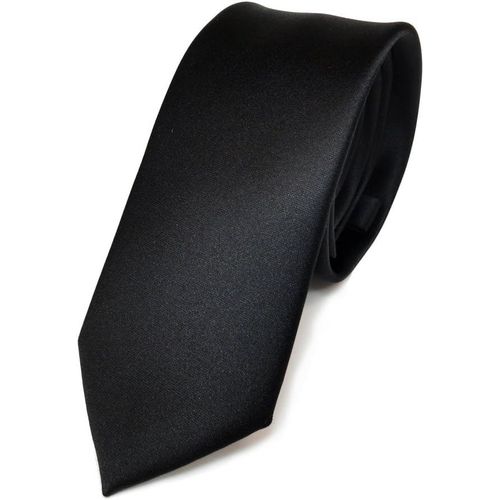 Cravate Étroite En Satin Satin En Uni Uni En Différentes Couleurs