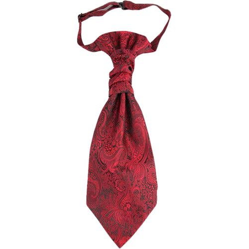 Homme Ascot Tie Plastron Cravate De Mariage Pré-Nouée Réglable Pour Mariage Ou Sports Équestres - Motif Paisley