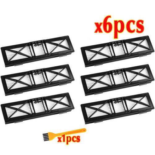 Pièces d'aspirateur filtre HEPA pour Neato Botvac connecté série D 945-0215 D3 D4 D5 D6 D7 D70 D75 D80 D85 filtres de remplacement - Type 6pcs filter