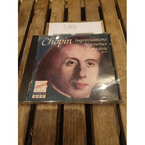 Cd Chopin Improvisation Nocturnes Fantaisie Ref 4243/ 13/M2