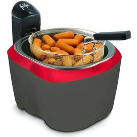 Friteuse FRIFRI - Rouge - 3200W - 3L - 1kg de frites