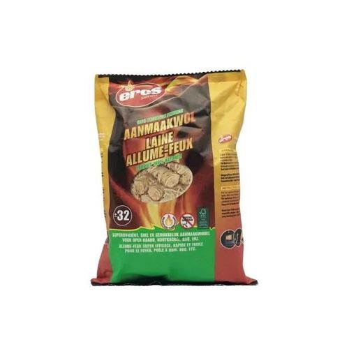Generique - Allume Feu Laine De Bois Sachet De 32