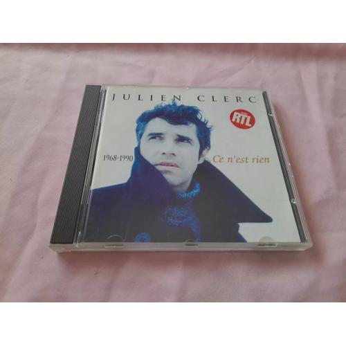 Cd Album Julien Clerc 1968-1990 Ce N Est Rien Compilation 21 Titres/ 13/M2