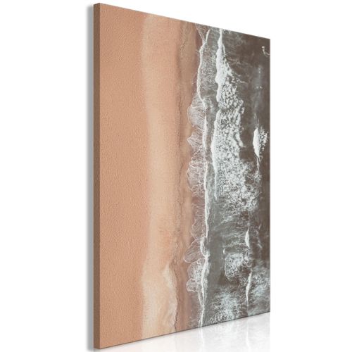 Tableau toile de décoration murale impression premium en 1 partie sur châssis en bois motif Ligne de rivage 60x90 cm 11_0018306