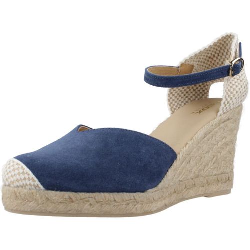 Geox - Sandales Compensées Gelsa Bout Fermé - Bleu - 38