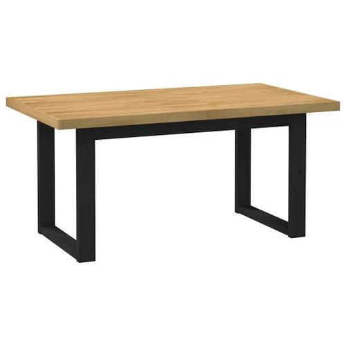 Prolenta Premium - Table À Manger Noain Pieds En Forme De U 160x90x75cm Massif Pin