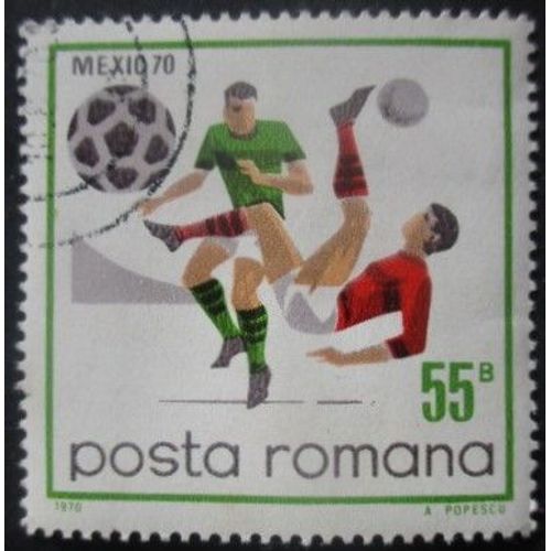 Roumanie N°2540 Coupe Du Monde De Football Mexique 1970 Oblitéré