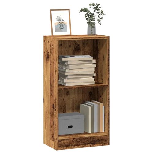 Prolenta Premium - Bibliothèque Vieux Bois 40x24x76 Cm Bois D'ingénierie