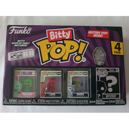 Funko Pop Bitty Oogie Boogie Lock Shock + 1 Mystere