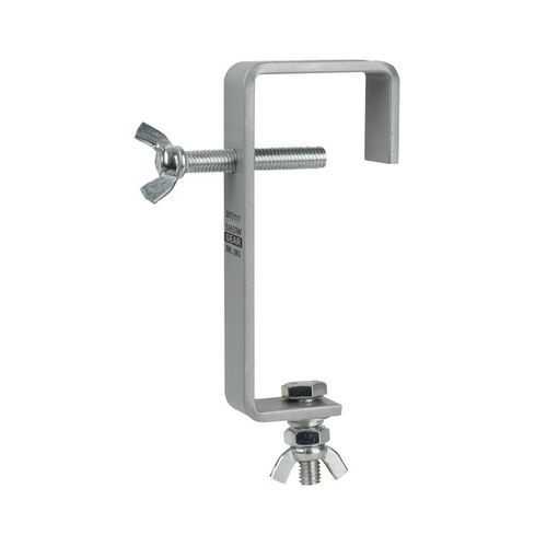Showtec Heavy Duty Pipe Clamp crochet G, gris métallisé
