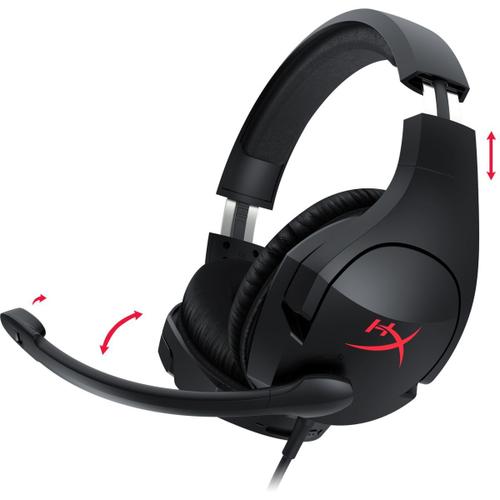 HyperX Cloud Stinger - Casque gaming avec micro filaire - jack 3,5mm - noir, rouge