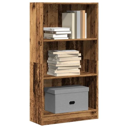 Prolenta Premium - Bibliothèque Vieux Bois 60x24x109 Cm Bois D'ingénierie