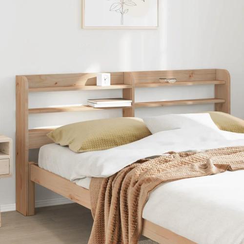 Prolenta Premium - Tête De Lit Avec Étagères 150 Cm Bois Massif De Pin