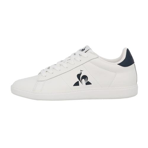 Chaussures Basses Cuir Ou Simili Le Coq Sportif Courtset_2 Blanc