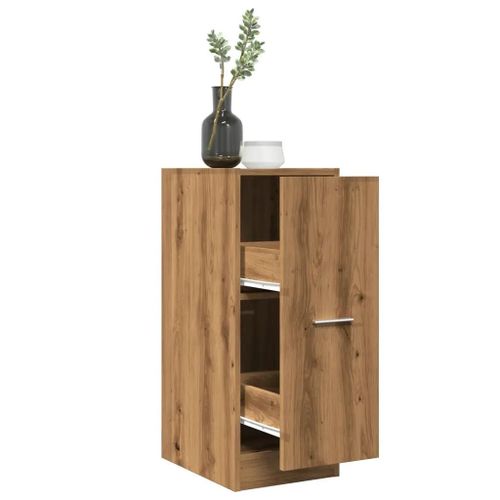 Prolenta Premium - Armoire D'apotcaire Chêne Artisanal Bois D'ingénierie