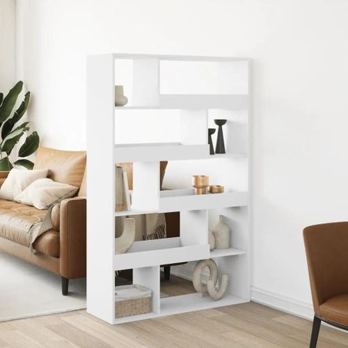 Prolenta Premium - Bibliothèque Blanc 100x33x156,5 Cm Bois D'ingénierie