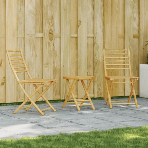 Prolenta Premium - Ensemble De Bistro 3 Pcs Bambou