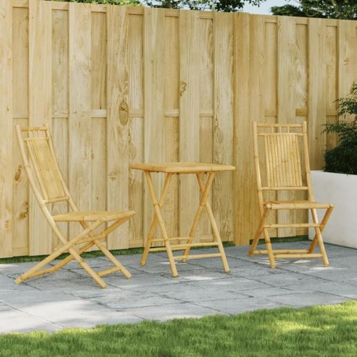 Prolenta Premium - Ensemble De Bistro 3 Pcs Bambou