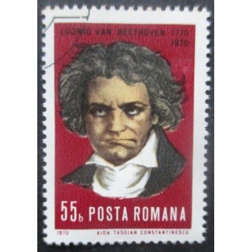 Roumanie N°2577 Beethoven Oblitéré
