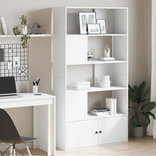 Prolenta Premium - Bibliothèque Blanc 100x36x189 Cm Bois D'ingénierie