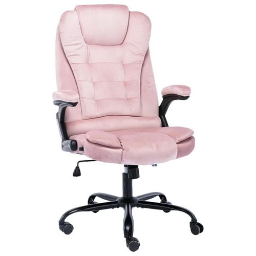 Prolenta Premium - Chaise De Bureau Rose Velours