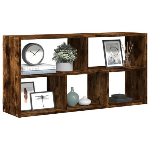 Prolenta Premium - Étagère Murale Chêne Fumé 100x25x50 Cm Bois D'ingénierie