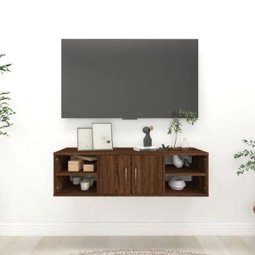 Prolenta Premium - Étagère Murale Chêne Marron 102x30x29 Cm Bois D'ingénierie