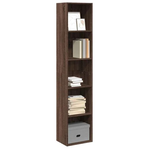 Prolenta Premium - Bibliothèque Chêne Marron 40x30x189 Cm Bois D'ingénierie