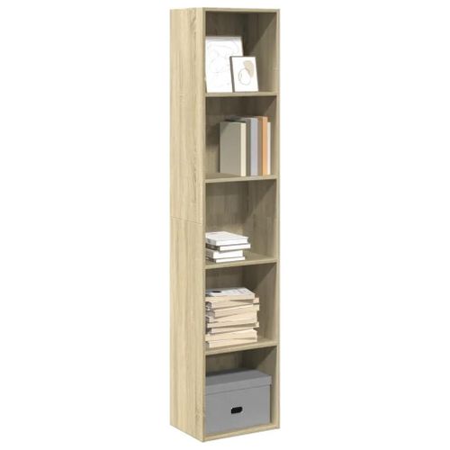 Prolenta Premium - Bibliothèque Chêne Sonoma 40x30x189 Cm Bois D'ingénierie