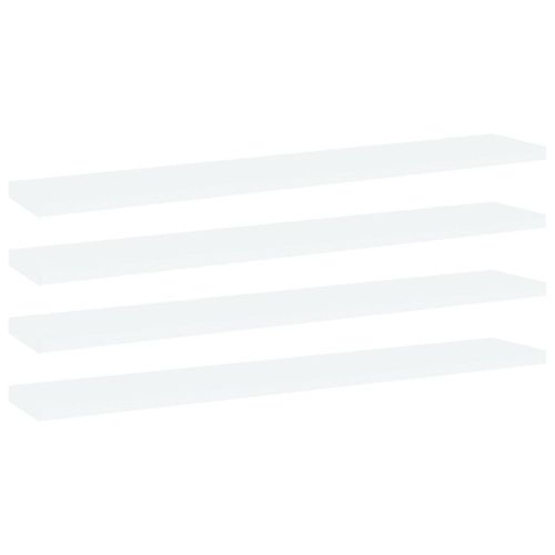 Prolenta Premium - Panneaux De Bibliothèque 4 Pcs Blanc Bois D¿Ingénierie