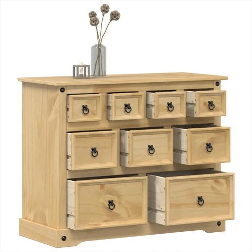 Prolenta Premium - Commode Corona 101x45x82 Cm Bois Massif De Pin