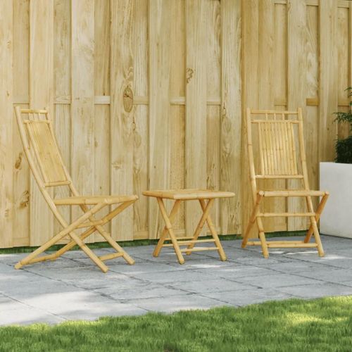 Prolenta Premium - Ensemble De Bistro 3 Pcs Bambou