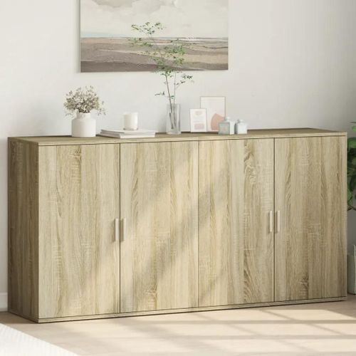 Prolenta Premium - Buffets 2 Pcs Chêne Sonoma 79x38x80 Cm Bois D'ingénierie