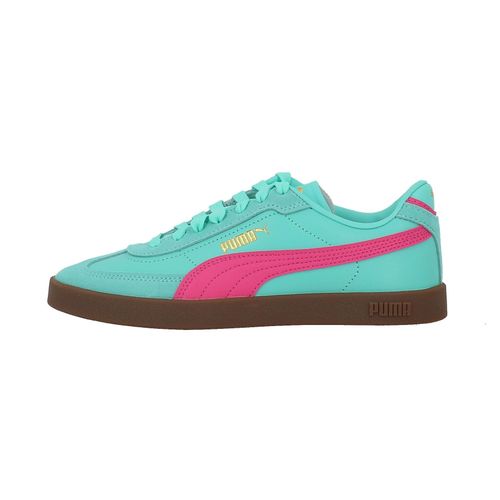 Chaussures Basses Cuir Ou Simili Puma Puma Club Ii Era Jr Turquoise