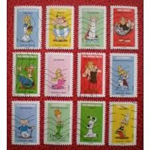 Astérix Et Les Personnages Principaux De La Bande Dessinée Série Complète Année 2019 Autoadhésifs N° 1729 1730 1731 1732 1733 1734 1735 1736 1737 1738 1739 1740 Yvert Et Tellier