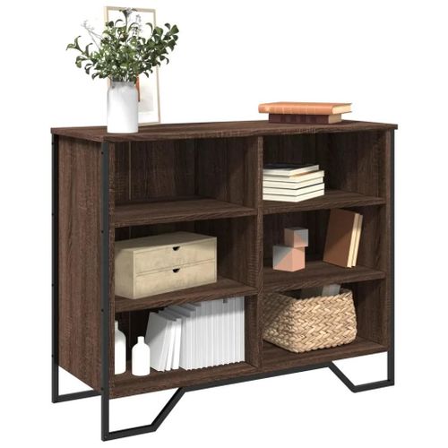 Prolenta Premium - Buffet Chêne Marron 91x35,5x74,5 Cm Bois D'ingénierie