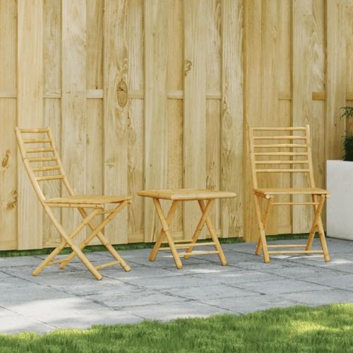 Prolenta Premium - Ensemble De Bistro 3 Pcs Bambou