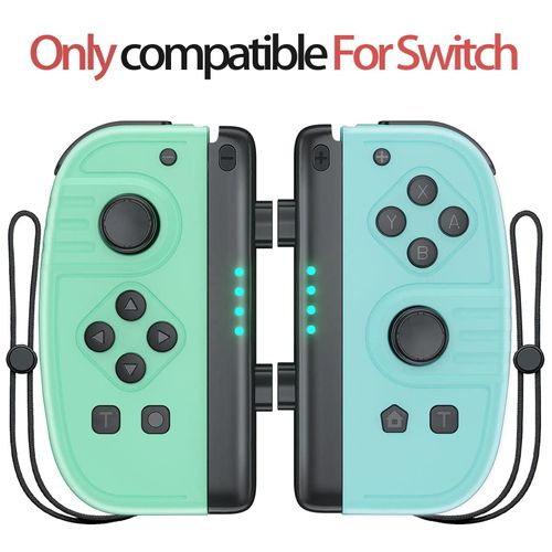 Manette Sans Fil Pour Nintendo Switch, Ios, Android, Pc, Poignée De Réveil À Vibration Turbo, Anneau De Fitness Bt, Contrôle Des Jeux Vidéo-2129-Green