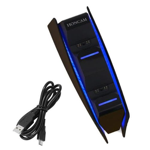 Chargeur De Batterie Pour Sony Play Station Playstation, Ps5, Dualsense, Touriste, Fouet, Contrôleur, Accessoires, S6, Charge, Nouveau-Black