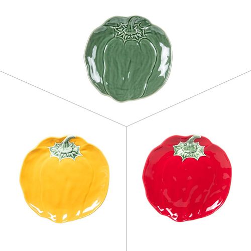 Plat Rond Poivron 15 Cm