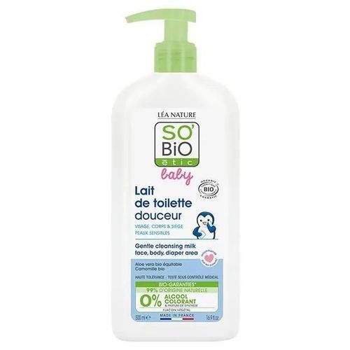 So'bio Étic Baby Lait De Toilette Douceur Bio 500ml
