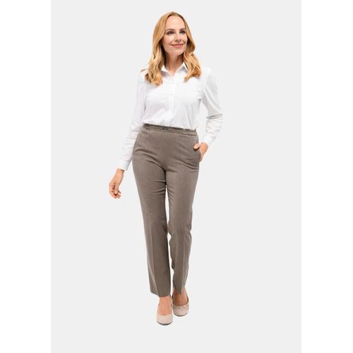 Elégant Pantalon Martha En Professlan - Taupe, Chiné - Gr. 265