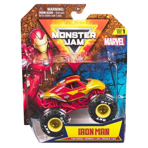 Monster Jam Véhicule Marvel Die Cast 1:64 Monster Jam (Assort)