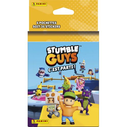 Stickers Stumble Guys  Blister 6 Pochettes (6 Stickers Par Poch)