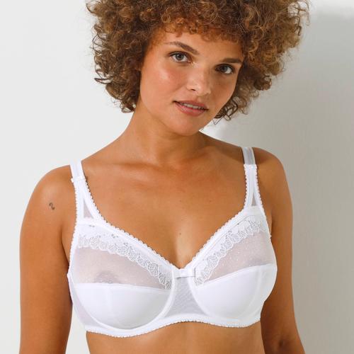 Soutien-Gorge Coeur Croisé Dentelle - Avec Armatures - Playtex - Blanc