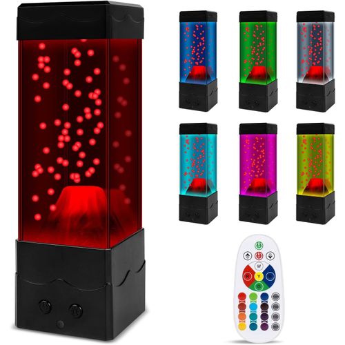 Lampe Volcan, Lampe À Lave Rouge, 16 Couleur Lampe D' , Veilleuse Pour Chambre D'enfant, Lampe De Lecture, Lampe Lave Enfant Noël Cadeau Enfant Décoration De Chambre À Coucher[X478]