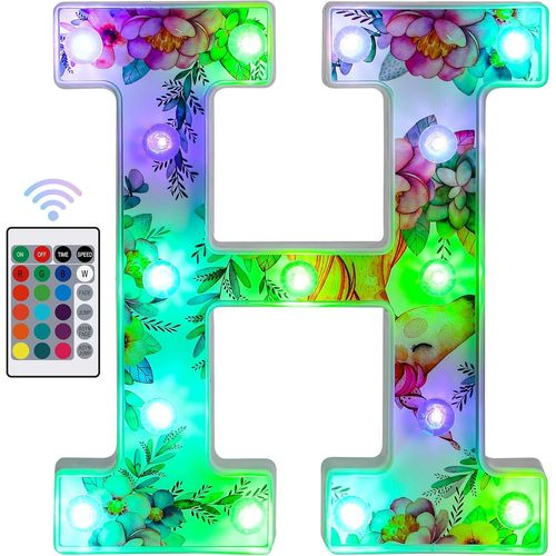 Lettres Lumineuses Led En Forme De Licorne Pour Veilleuse, Mariage/Fête D'anniversaire, Lampe De Noël, Cadeau Pour Filles, Décoration De La Maison, Du Bar (H)[X955]