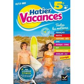 Cahier De Vacances 5e Vers La 4e - Toutes Les Matières